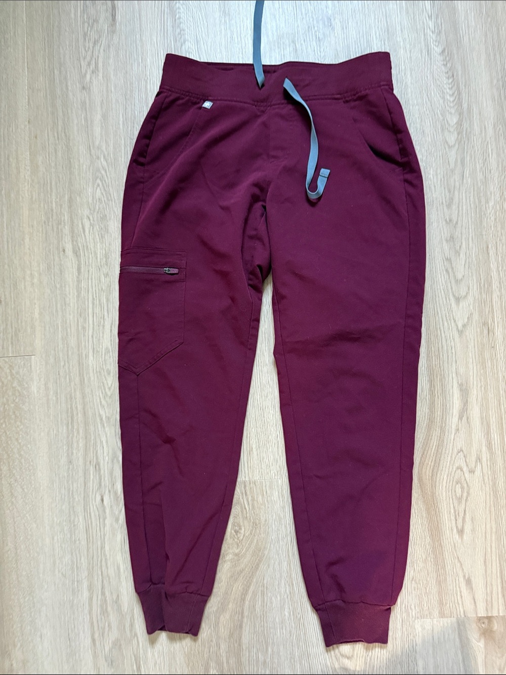 Figs Burgundy Jogger Pants size XS